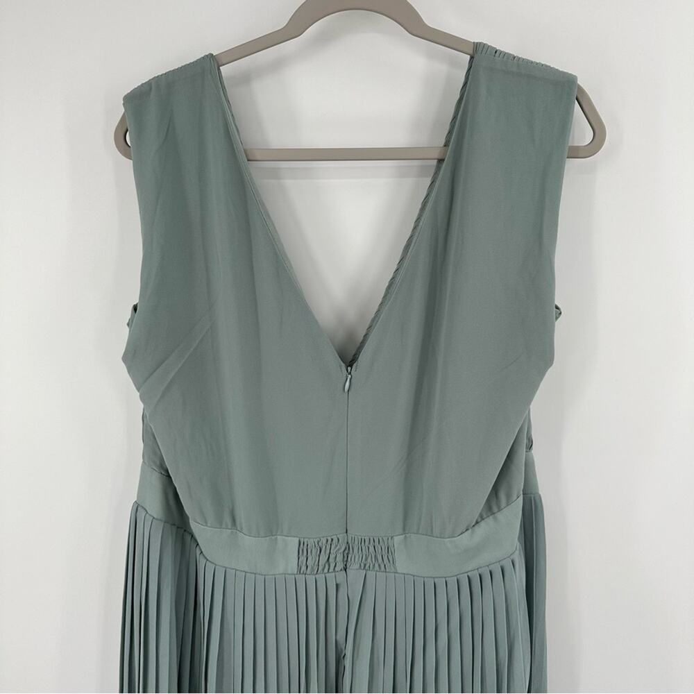 ASOS TFNC Calida Maxi Dress in sage Size US 18 - Picture 8 of 11